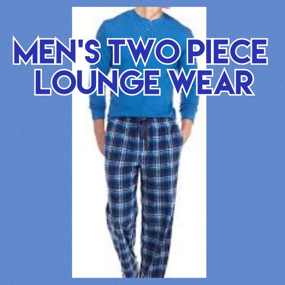 "Essential Loungewear" Men's 2-Piece Set (M)